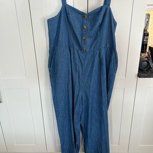 Denim Blue Women's Jumpsuit
